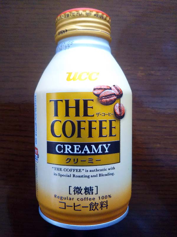 UCCのTHE COFFEE CREAMY 微糖